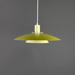 rachtige groene lamp, Scandinavisch design, Huis en Inrichting, Lampen | Hanglampen, Ophalen of Verzenden, Zo goed als nieuw, Metaal