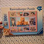 Ravensburger puzzel 100 XXL stukjes Poezen Katten Kittens, Ophalen of Verzenden, Meer dan 50 stukjes, Zo goed als nieuw, 6 jaar of ouder