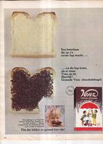 Retro reclame 1969 Venz hagelslag boterham met hap, Overige typen, Ophalen of Verzenden