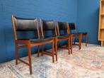 4x Deens design stoelen, Søren Willadsen, midcentury, Ophalen, Gebruikt, Hout, Vier