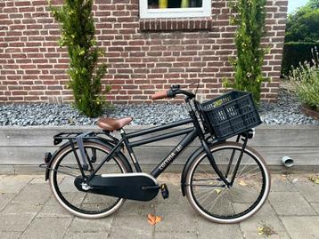 Nieuwstaat CORTINA kinderfiets 24 inch 3 versn krat zwart beschikbaar voor biedingen