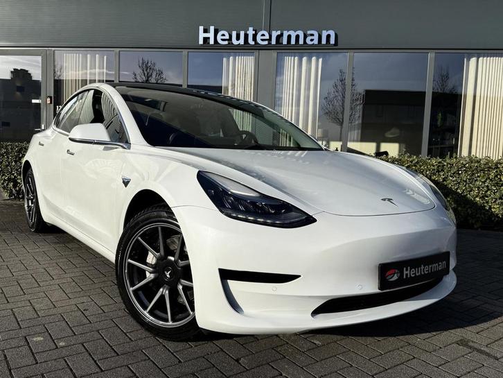Tesla Model 3 Standard RWD Plus Panoramadak/ Leder, Auto's, Tesla, Bedrijf, Te koop, Model 3, ABS, Achteruitrijcamera, Adaptive Cruise Control