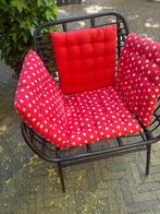 6X kussen 40 cm x 40 cm, zelden gebruikt, Huis en Inrichting, Ophalen, Zo goed als nieuw, Rood, Vierkant
