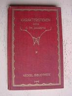 1927- KARAKTERISTIEKEN door D Th Jaarsma - Ned. Bibliotheek, Ophalen of Verzenden, D. Th. Jaarsma