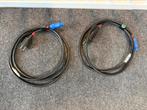 Powercon kabels 2/2,5m, Ophalen of Verzenden, Gebruikt, Apparatuur