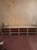 4 x vintage ladenkast, Huis en Inrichting, Kasten | Ladekasten, Ophalen, 50 tot 100 cm, 3 of 4 laden, Minder dan 100 cm