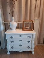 Buikkastje buikkast Ladekast Witte commode met lades, Gebruikt, Klassiek, Met lade(s), 25 tot 50 cm