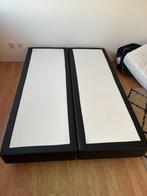Boxspring 140x200, Huis en Inrichting, Ophalen, Gebruikt, Zwart, 140 cm