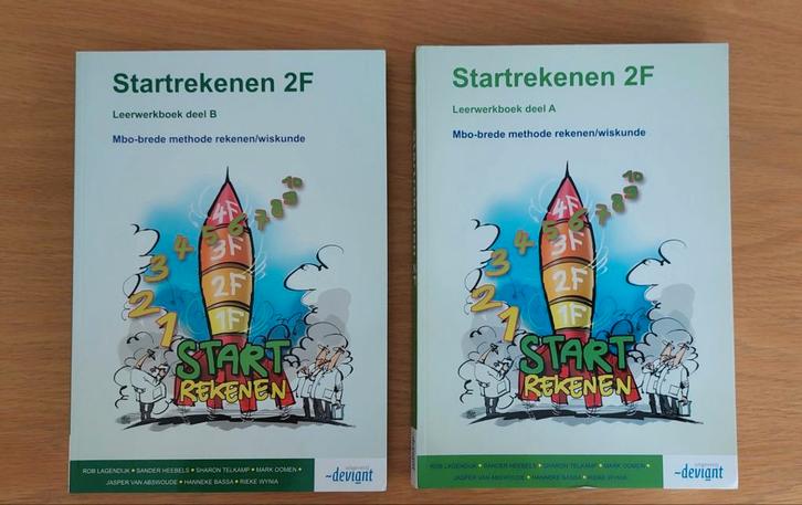 Startrekenen 2F - Leerwerkboek deel A & B, Boeken, Schoolboeken, Zo goed als nieuw, Wiskunde A, Overige niveaus, Ophalen of Verzenden