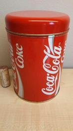 Blik Coca Cola, hoogte 15,5 cm, diameter 11 cm, Verzamelen, Blikken, Ophalen of Verzenden, Gebruikt, Koek(jes)
