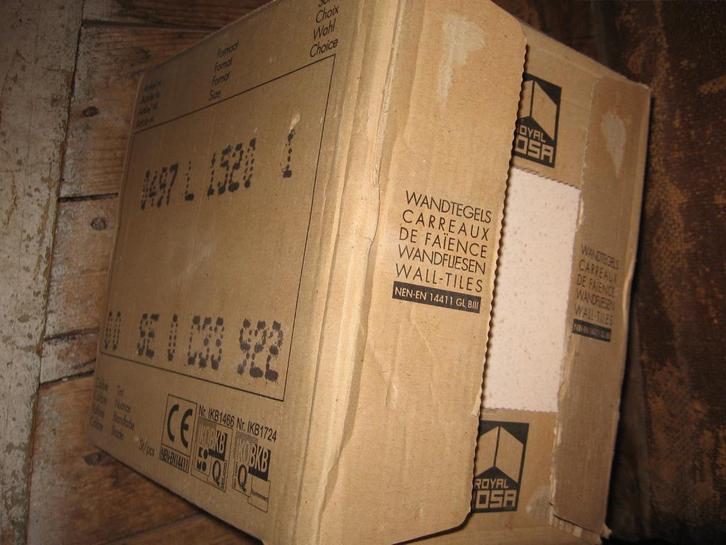 Mosa, Equipe, Deutsche Steinzeug (restant tegels), Doe-het-zelf en Verbouw, Tegels, Nieuw, Wandtegels, Keramiek, 20 tot 40 cm