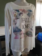 Esqualo mooie crème top topje longsleeve mt M 40 gratis verz, Maat 38/40 (M), Verzenden, Wit, Esqualo