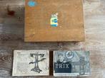 TRIX 1000 metaalbouwdoos in originele houten kist, Ophalen, Groter dan 1:32