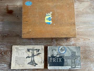 TRIX 1000 metaalbouwdoos in originele houten kist  beschikbaar voor biedingen
