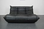 Ligne Roset Togo 2-zits, zwart leer, Huis en Inrichting, Banken | Sofa's en Chaises Longues, Ophalen, Nieuw, Leer