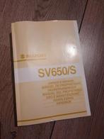 Suzuki sv650 instructieboek handleiding, Suzuki