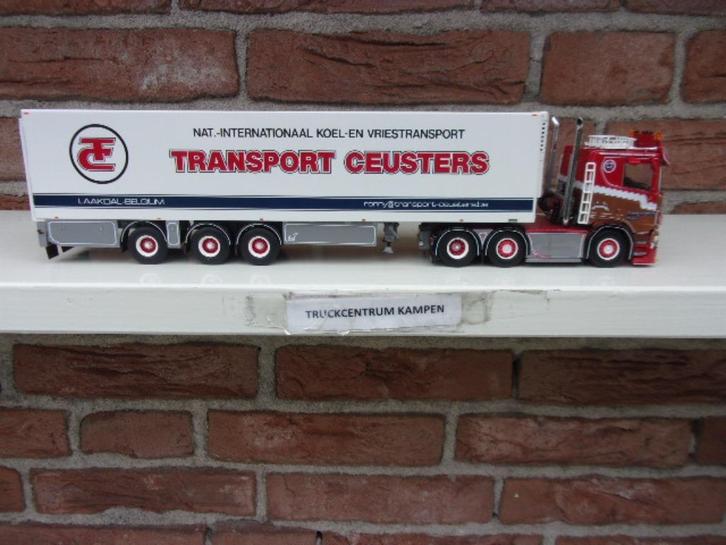 Tekno  Scania  met  koeloplegger  van Ronny  Ceusters., Hobby en Vrije tijd, Modelauto's | 1:50, Nieuw, Bus of Vrachtwagen, Tekno