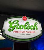 Grolsch bier lamp, Verzamelen, Ophalen, Zo goed als nieuw, Reclamebord, Plaat of Schild, Grolsch