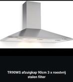 Te koop: Tr90ws, zilveren afzuigkap, 90cm, Huis en Inrichting, Keuken | Keukenelementen, Overige kleuren, Nieuw, Minder dan 100 cm