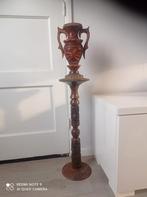 Vintage Houtsnijwerk vaas met standaard
Hoogte stand, Ophalen of Verzenden