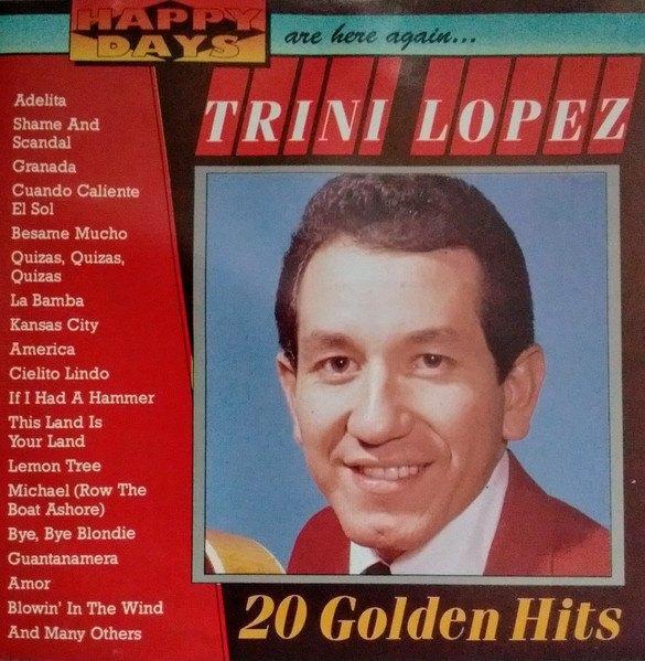 Trini Lopez – 20 Golden Hits CD, Cd's en Dvd's, Cd's | Pop, Zo goed als nieuw, 1980 tot 2000, Verzenden