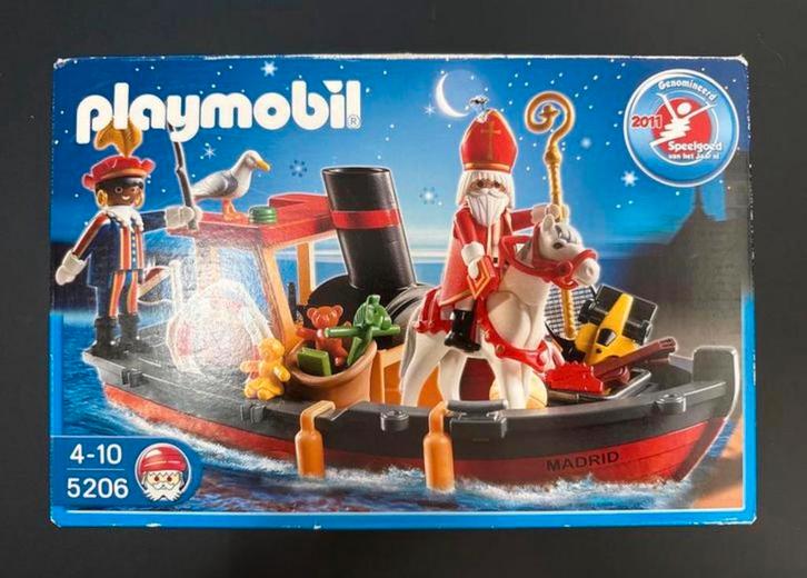 Playmobil Sinterklaasboot 5206 - Nieuw in doos!, Kinderen en Baby's, Speelgoed | Playmobil, Nieuw, Complete set, Ophalen of Verzenden