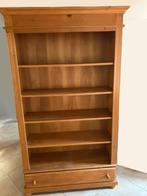 vintage grenen boekenkast, Ophalen, Gebruikt, 50 tot 100 cm, Met lade(s)