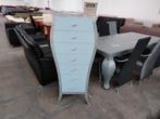 Kast (hoge dressoir kast), 135 hoog, met 7 laden. Metaal., Ophalen, 50 tot 100 cm, Zo goed als nieuw, Metaal