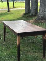 Grote stamtafel, grenen eettafel, landelijke tafel, Ophalen, Gebruikt, 50 tot 100 cm, Vijf personen of meer