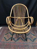 Vintage rotan fauteuil - rohe noordwolde, Ophalen of Verzenden, Zo goed als nieuw, Bohemian vintage