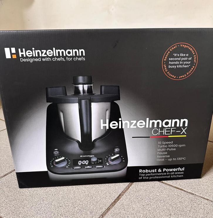 Heinzelmann chef-x keuken machine, soep maker, thermoblender, Witgoed en Apparatuur, Keukenmixers, Nieuw, 1 tot 2 liter, 3 snelheden of meer