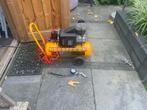 Compressor met accessoires, Gebruikt, 6 tot 10 bar, Ophalen of Verzenden, Minder dan 200 liter/min