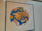 Zeefdruk/Litho. Hoorn Des Overvloed., Ophalen of Verzenden