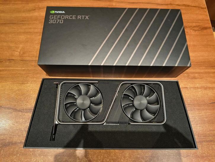 Nvidia GeForce RTX 3070 Founders Edition, Computers en Software, Videokaarten, Zo goed als nieuw, Nvidia, PCI-Express 4.0, GDDR6