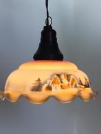 Hanglamp 1920/1930, Huis en Inrichting, Lampen | Hanglampen, Ophalen of Verzenden, Zo goed als nieuw, Glas