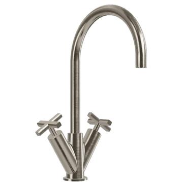 2X Treemme Basetta Line met kruisgreep design wastafelkranen beschikbaar voor biedingen