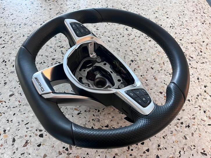 W205 / W253 AMG performance stuur met lane assyst, Auto-onderdelen, Besturing, Mercedes-Benz, Gebruikt, Ophalen of Verzenden