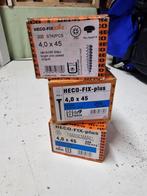 HECO Fix Plus schroeven, 19 doosjes, Ophalen of Verzenden, Nieuw, Minder dan 50 mm, Schroeven