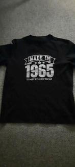 Vintage 1965 Limited Edition T-shirt - Zwart, Ophalen of Verzenden, Zo goed als nieuw, Overige maten, Zwart