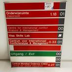 Informatiebord- tekstbord - wegwijzeringsbord, Huis en Inrichting, Woonaccessoires | Tekstborden en Spreuken, Ophalen of Verzenden