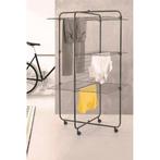 Tomado-Metaltex Dijon Onyx Droogtoren 33 m Drooglengte Zwart, Tuin en Terras, Droogmolens en Wasrekken, Metaltex, Metaltex, Ophalen of Verzenden