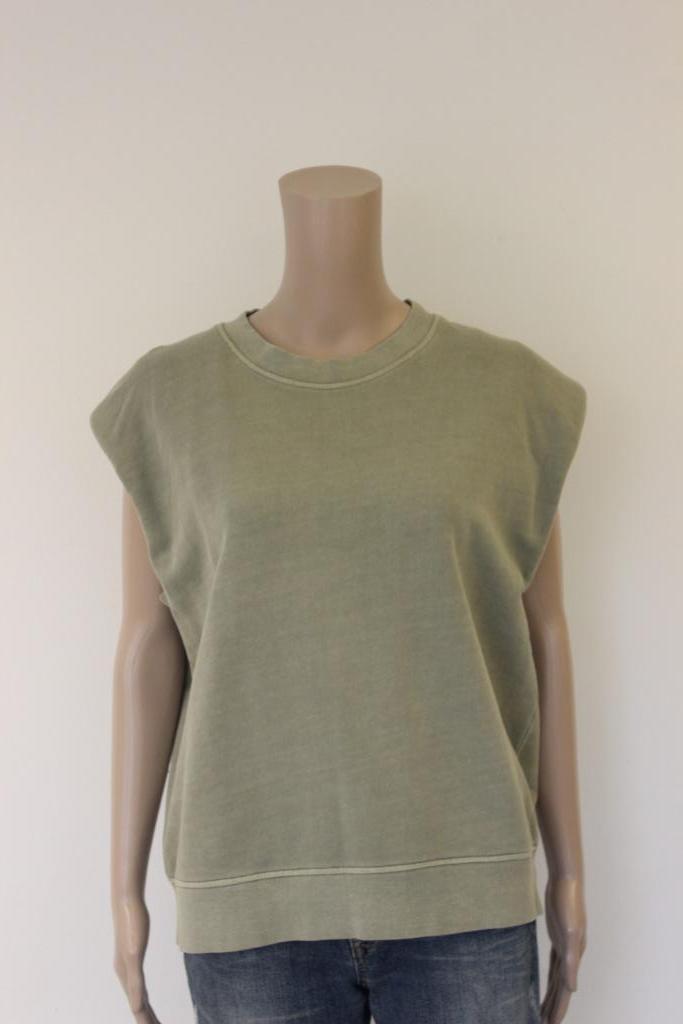 Costes groengrijze spencer maat M, Kleding | Dames, Truien en Vesten, Zo goed als nieuw, Maat 38/40 (M), Groen, Ophalen of Verzenden