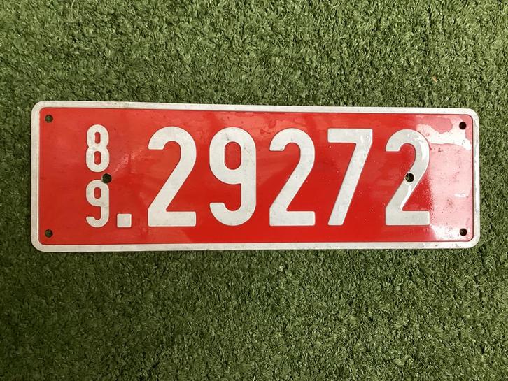 Belgische kentekenplaat, Verzamelen, Overige Verzamelen, Gebruikt, Ophalen of Verzenden