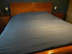 te koop ledikant kersen hout, Ophalen, Gebruikt, Tweepersoons, Franse hotel stijl