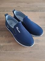 Heren instappers blauw.  Maat 45 Nieuw, Loafers, Blauw, Nieuw, Ophalen of Verzenden