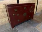 Chinees dressoir - rood - kringloop nochris 2.0, Huis en Inrichting, Kasten | Dressoirs, Ophalen of Verzenden, Zo goed als nieuw