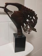 Bernadette Leijdekkers bronzen beeld "visie op de toekomst", Antiek en Kunst, Ophalen of Verzenden