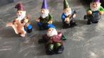 Set Van 5 Tuinkabouters / Tuin Kabouter Gnome Tuinkabouter, Ophalen of Verzenden, Nieuw, Kunststof, Tuinkabouter