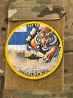 Embleem 313 FS RNLAF Agile Tiger 2025, Verzenden, Nieuw, Patch, Badge of Embleem