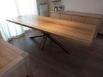Houten eettafel 250x100 spinpoot matrixpoot, Ophalen, 200 cm of meer, 50 tot 100 cm, Zo goed als nieuw